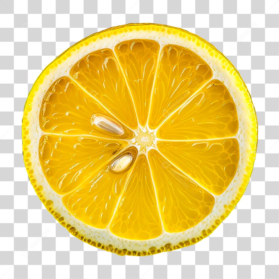 Fatia de Limão PNG Transparente