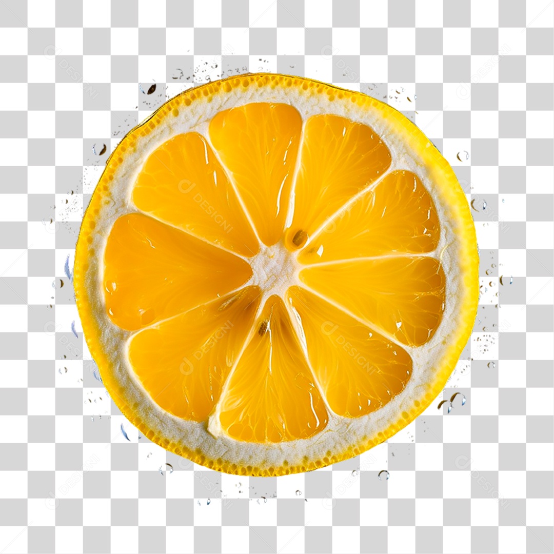 Fatia de Laranja PNG Transparente