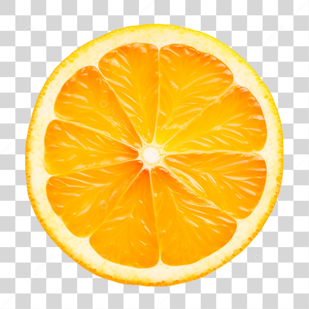 Fatia de Laranja PNG Transparente