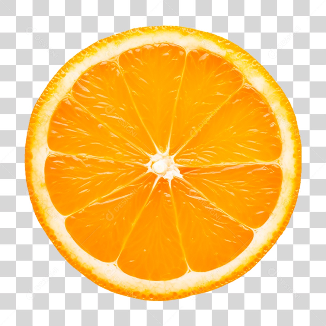 Fatia de Laranja PNG Transparente