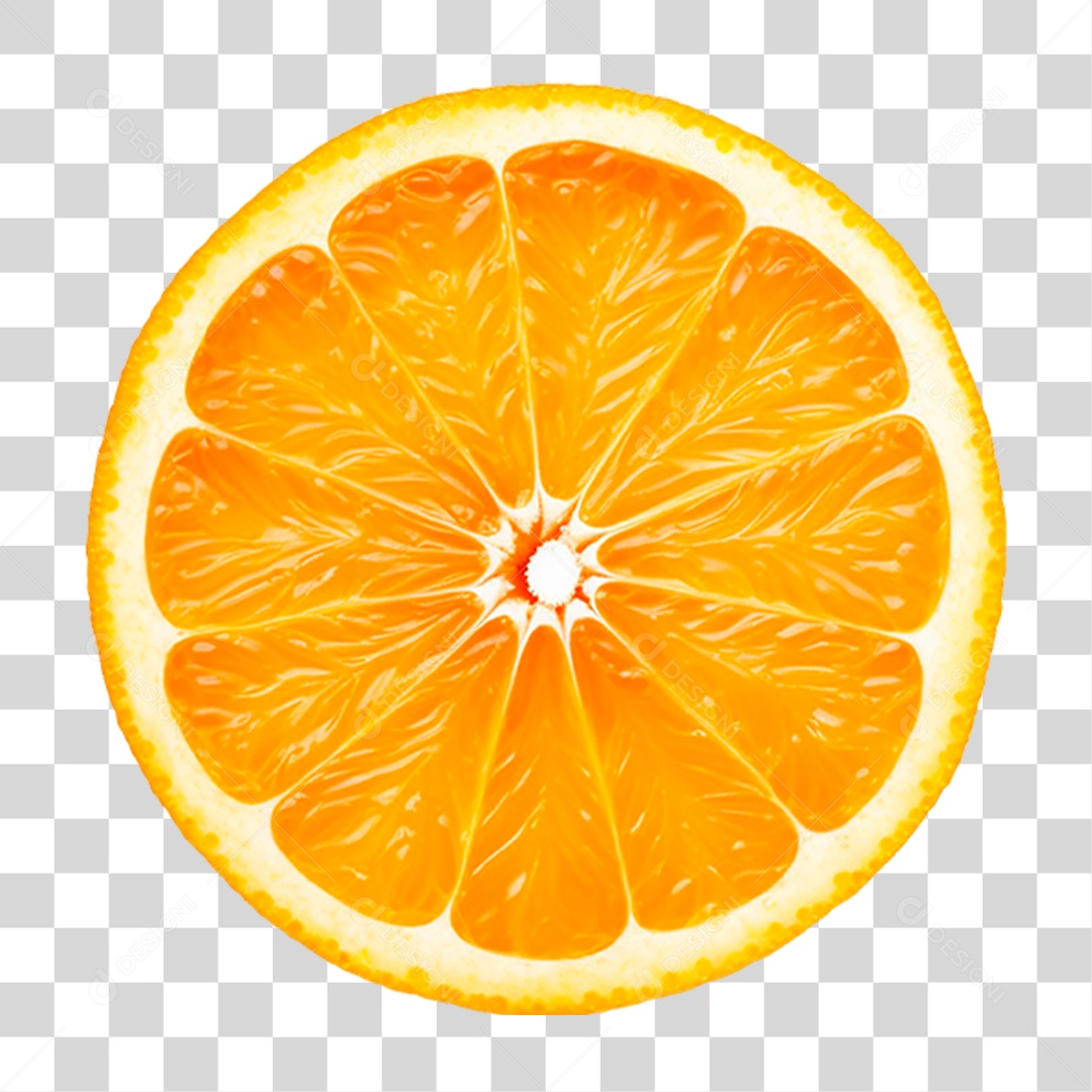 Fatia de Laranja PNG Transparente