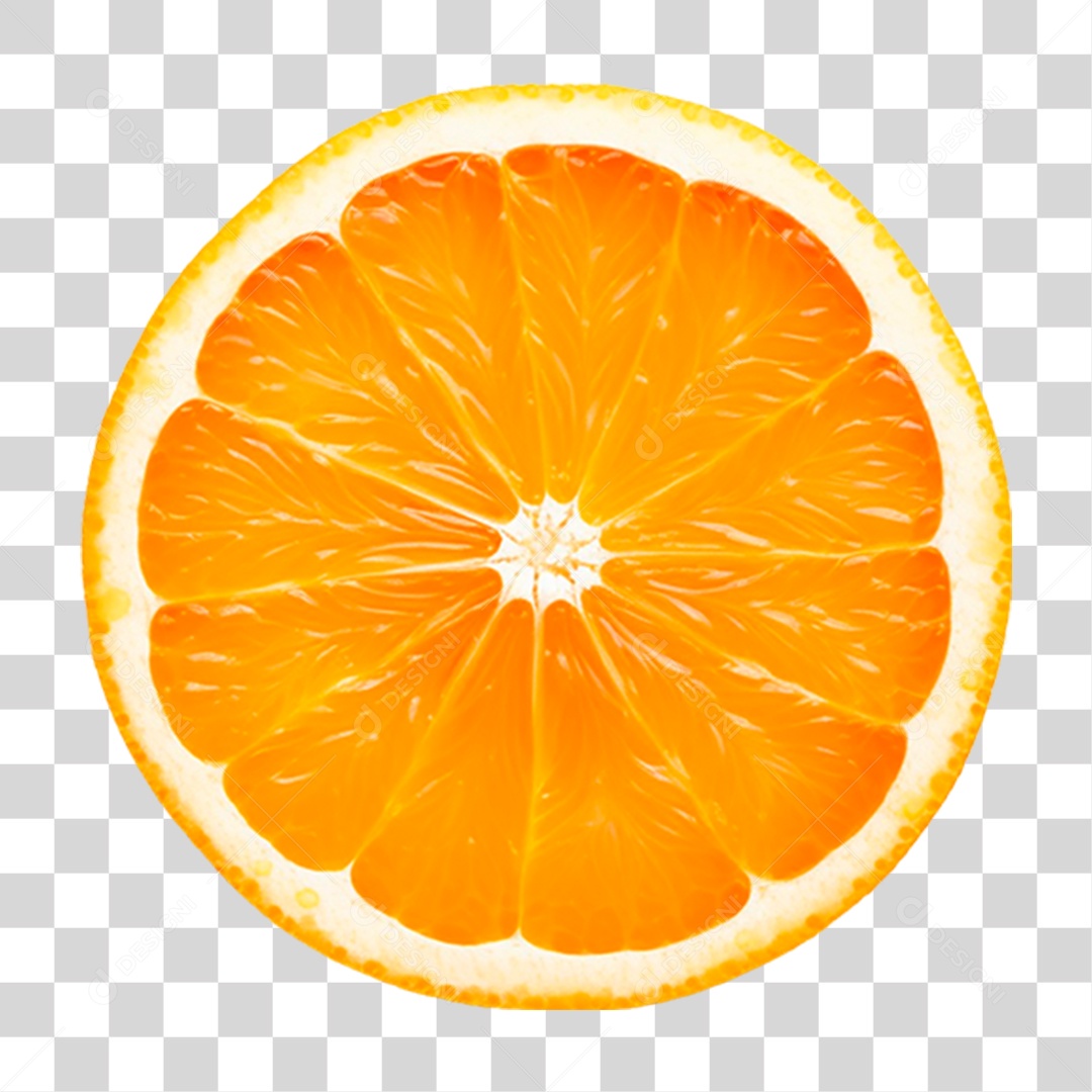 Fatia de Laranja PNG Transparente