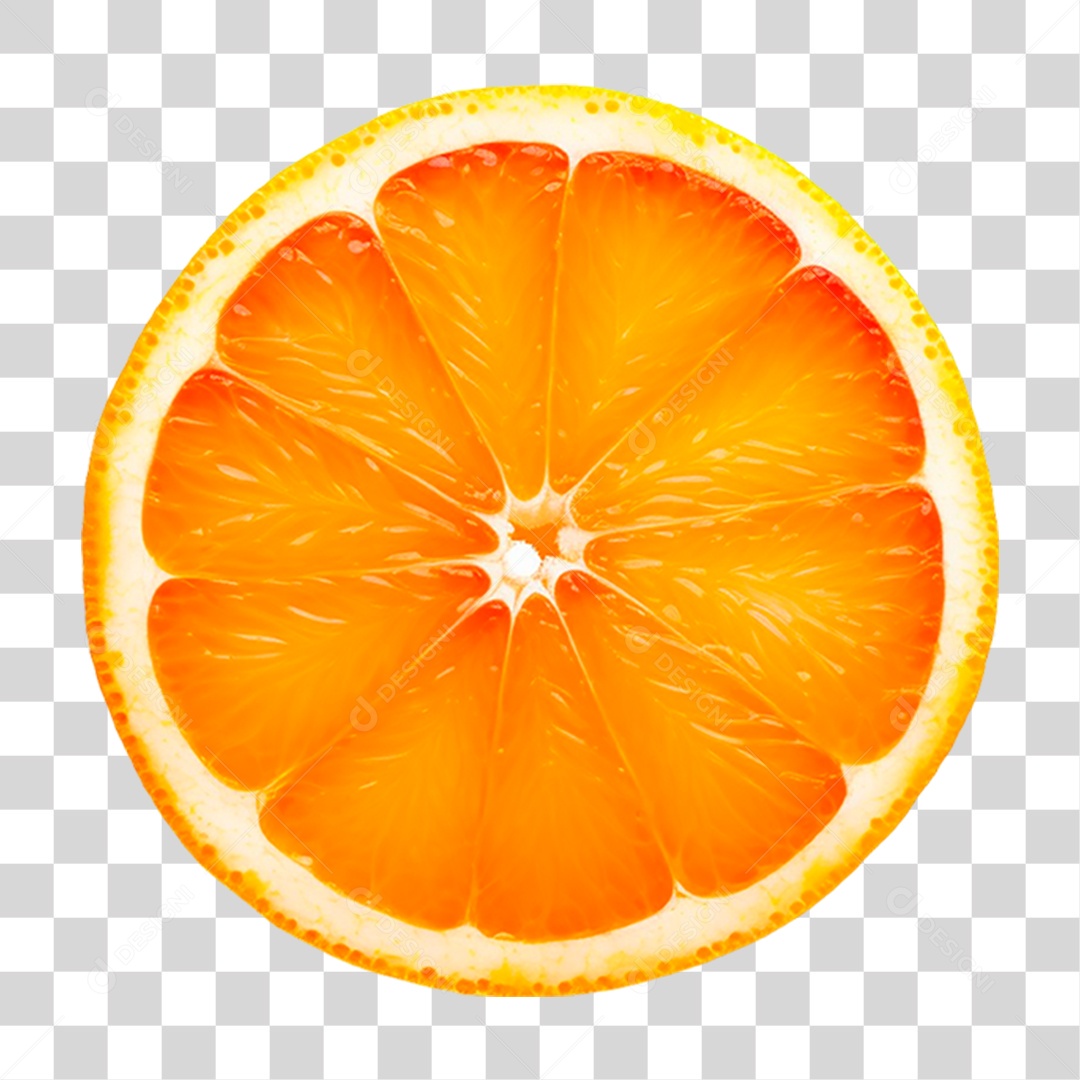 Fatia de Laranja PNG Transparente