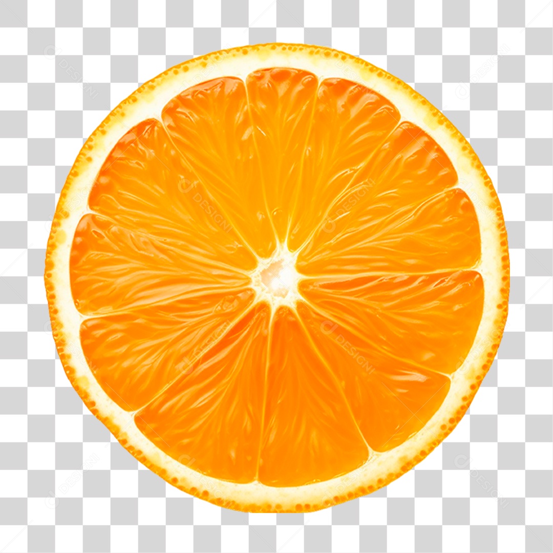 Fatia de Laranja PNG Transparente