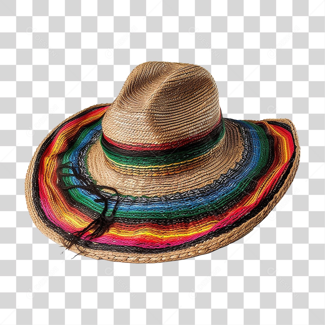 Ícone Cultural Chapéu Mexicano PNG Transparente