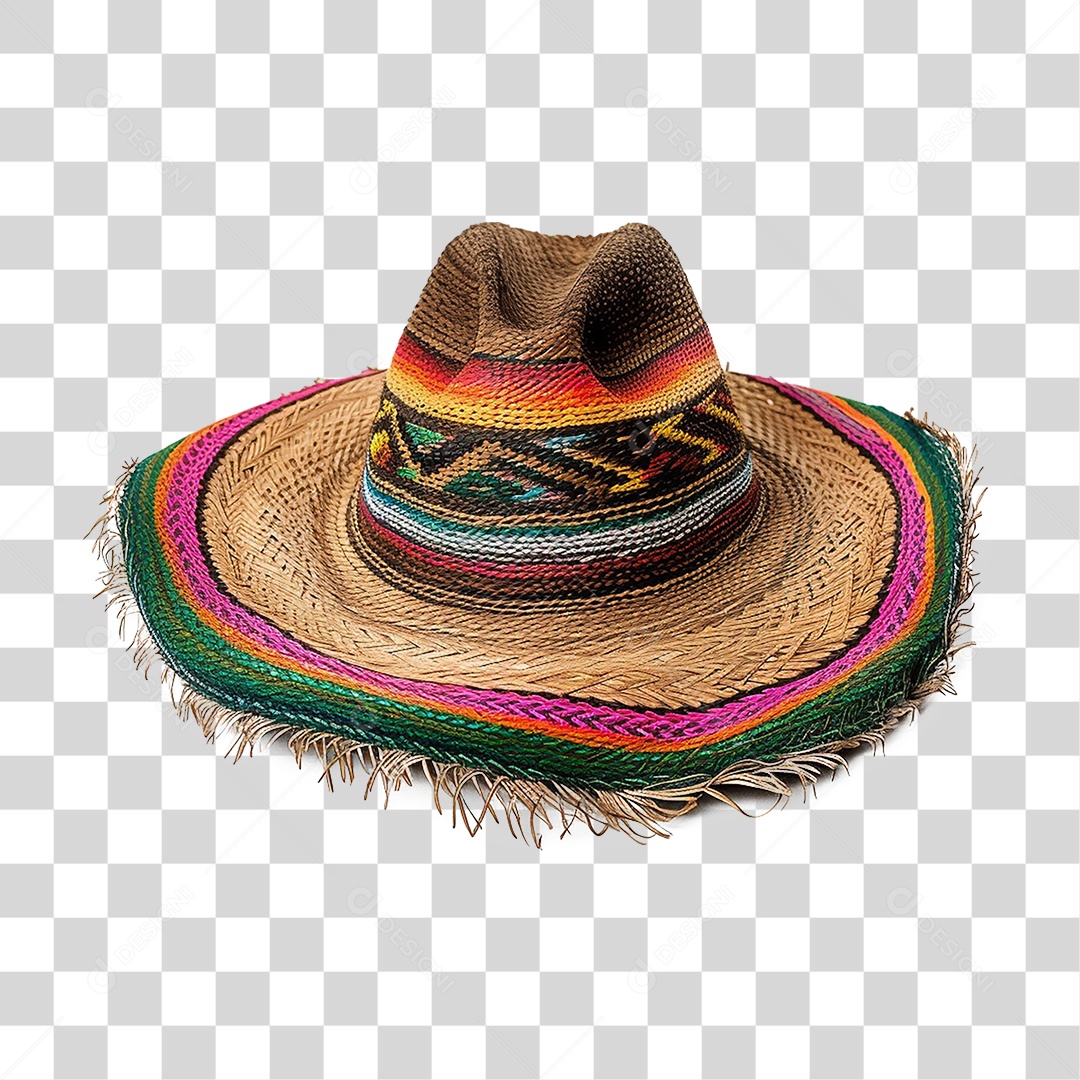 Ícone Cultural Chapéu Mexicano PNG Transparente