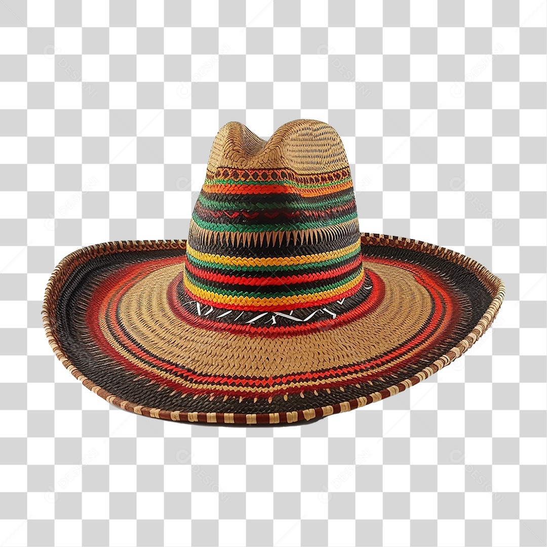Ícone Cultural Chapéu Mexicano PNG Transparente