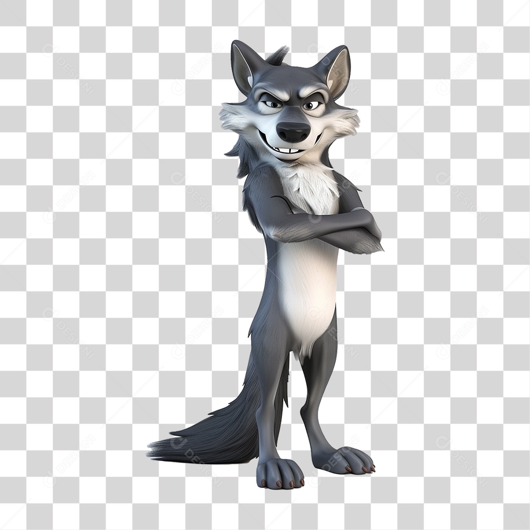 Lobo Animal Desenho PNG Transparente