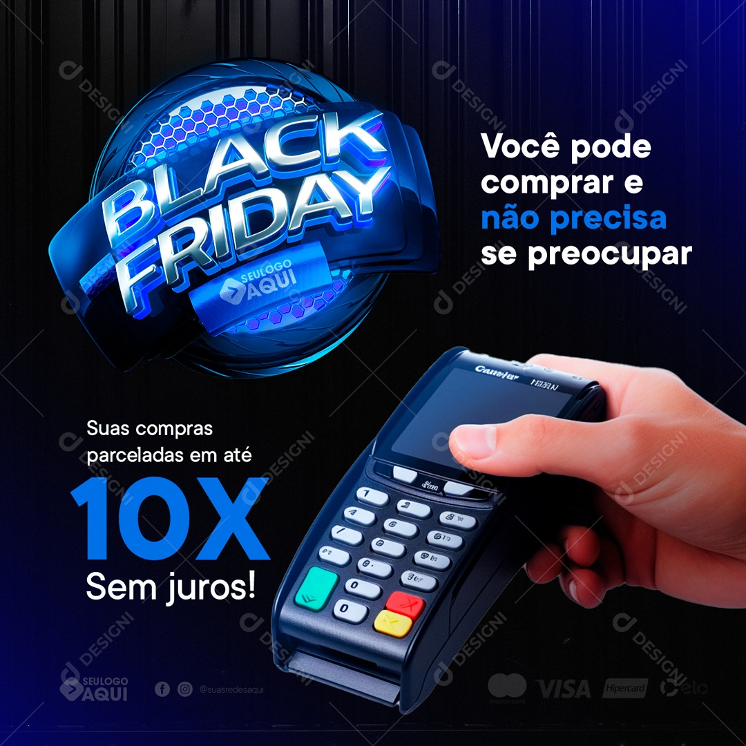 Social Media Black Friday Você Pode Comprar PSD Editável