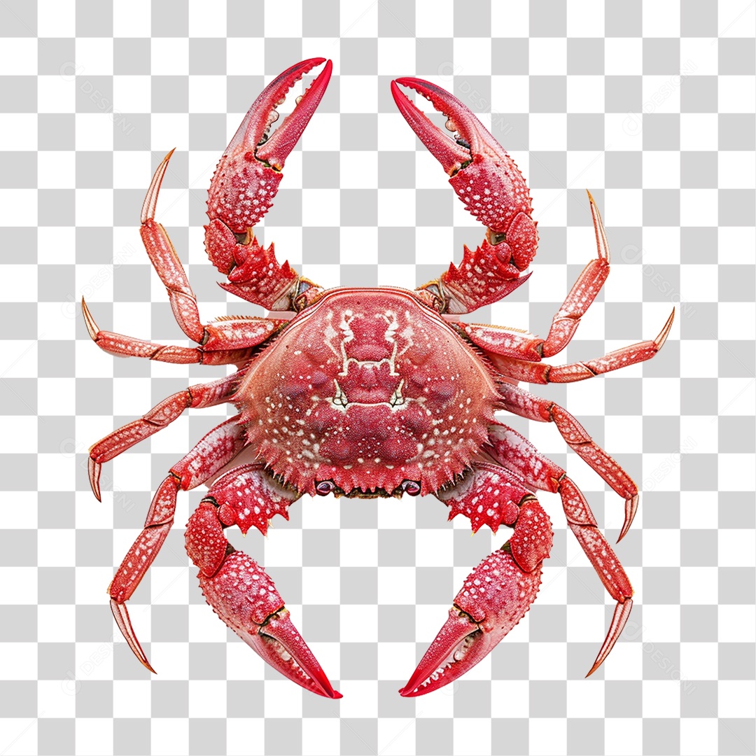 Caranguejo Marinho PNG Transparente