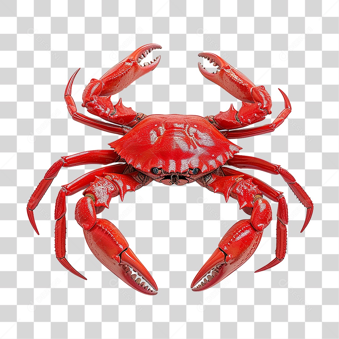 Caranguejo Marinho PNG Transparente