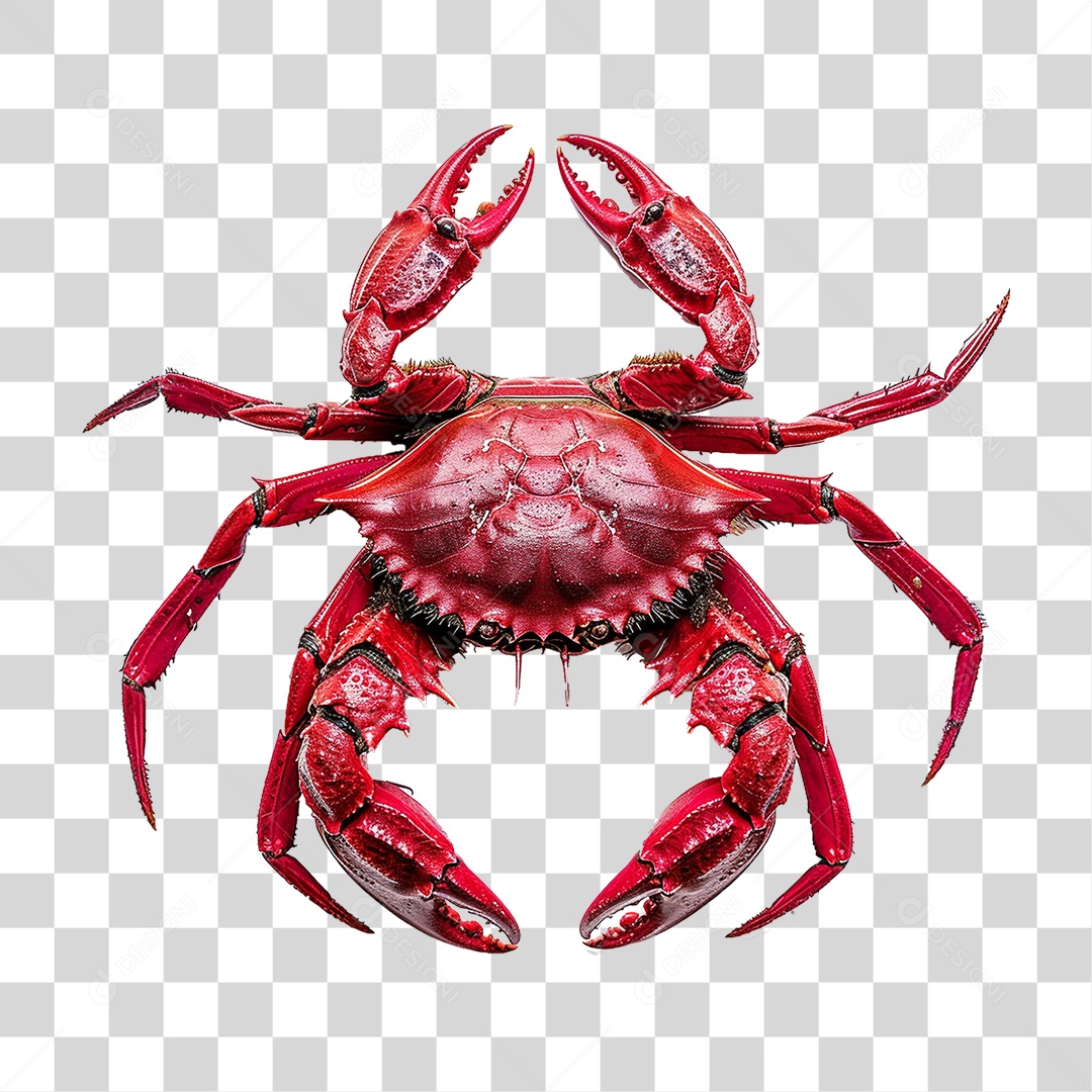 Caranguejo Marinho PNG Transparente