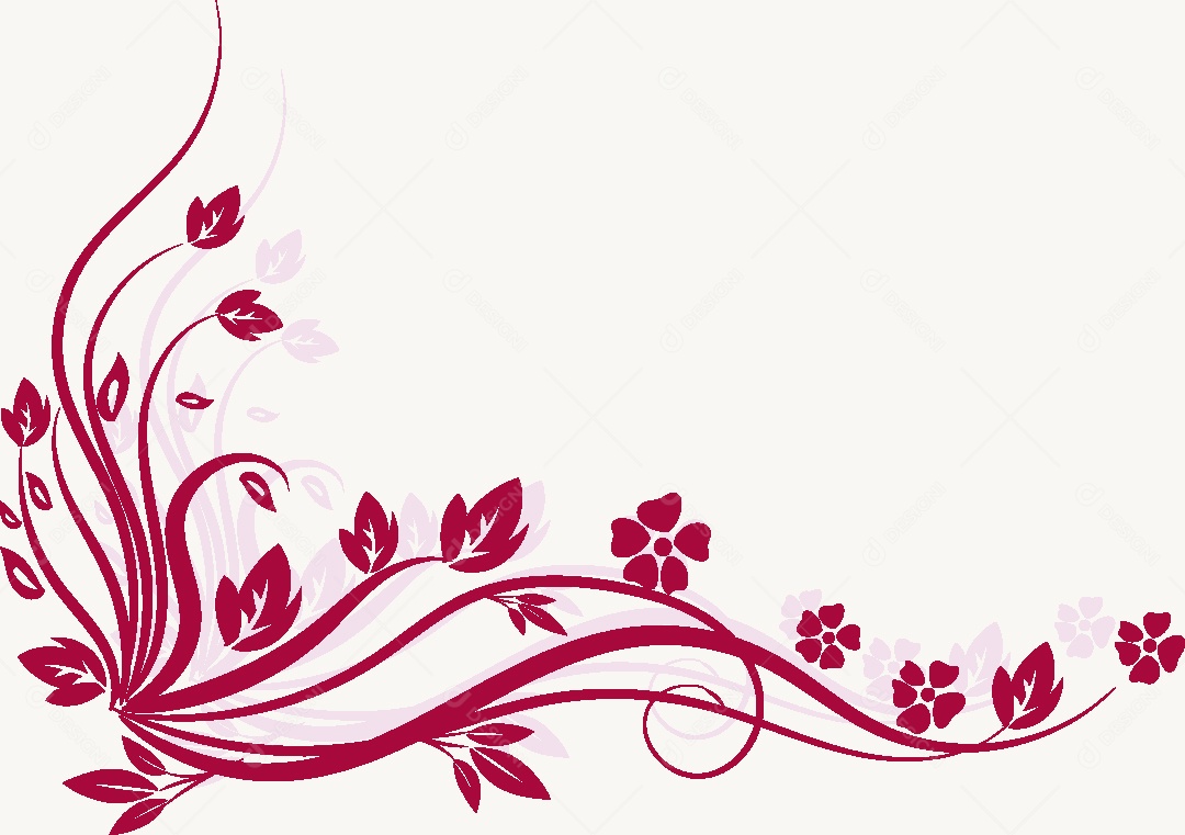 Desenhos Florais Feito a Mão Vetor EPS