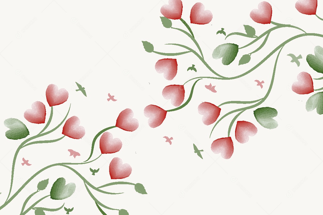 Background Floral Ilustração Vetor EPS