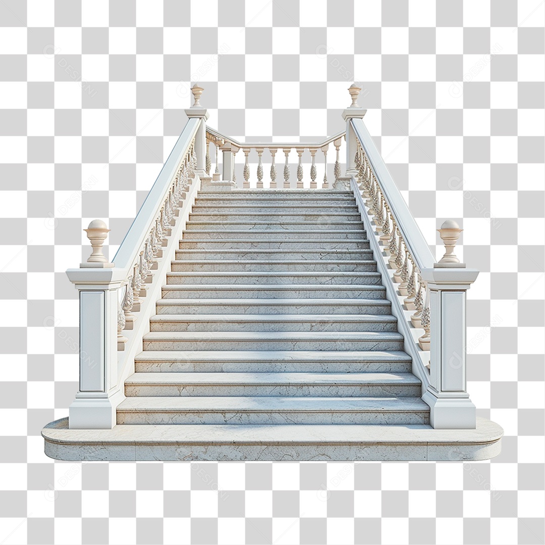 Escada Monumental PNG Transparente