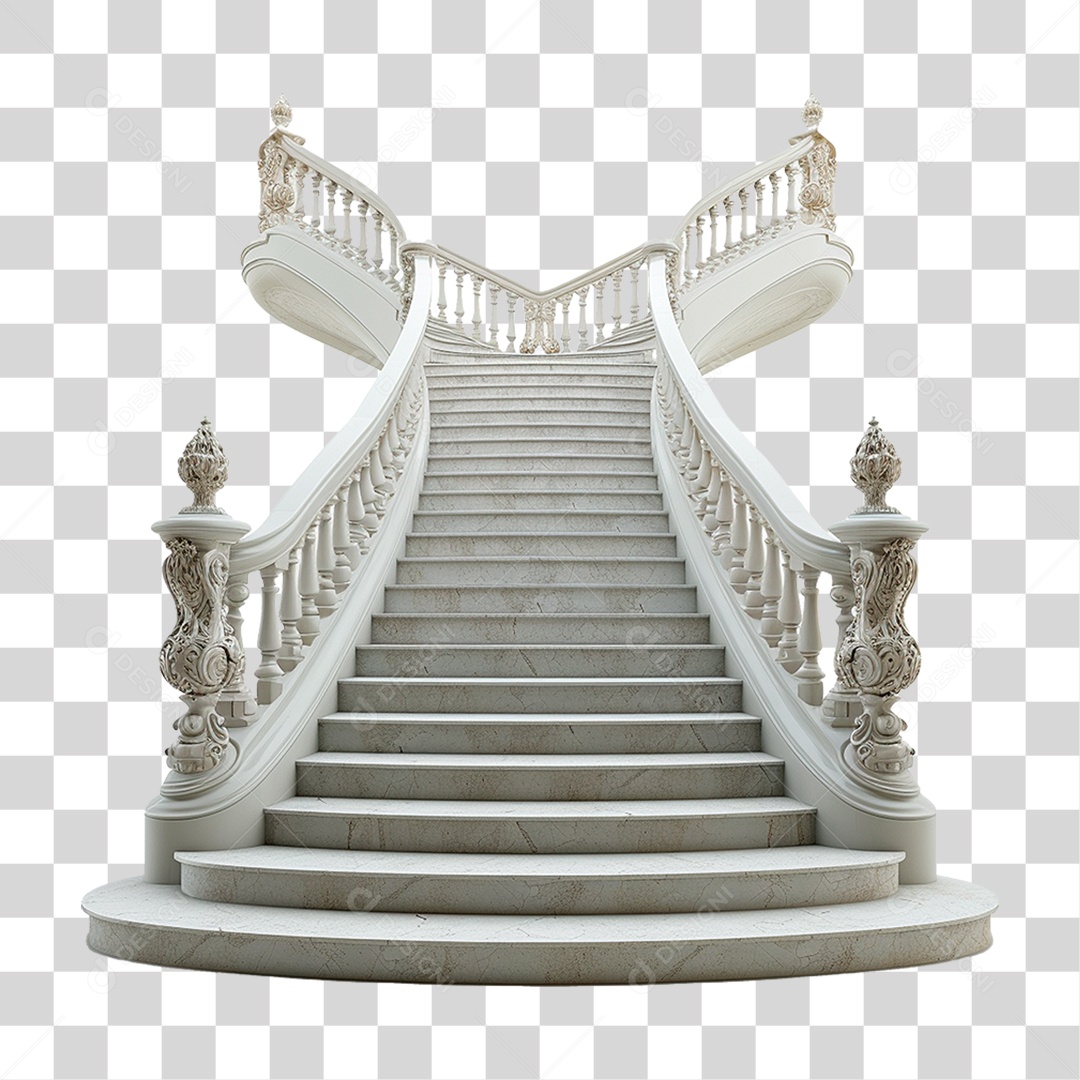 Escada Monumental PNG Transparente