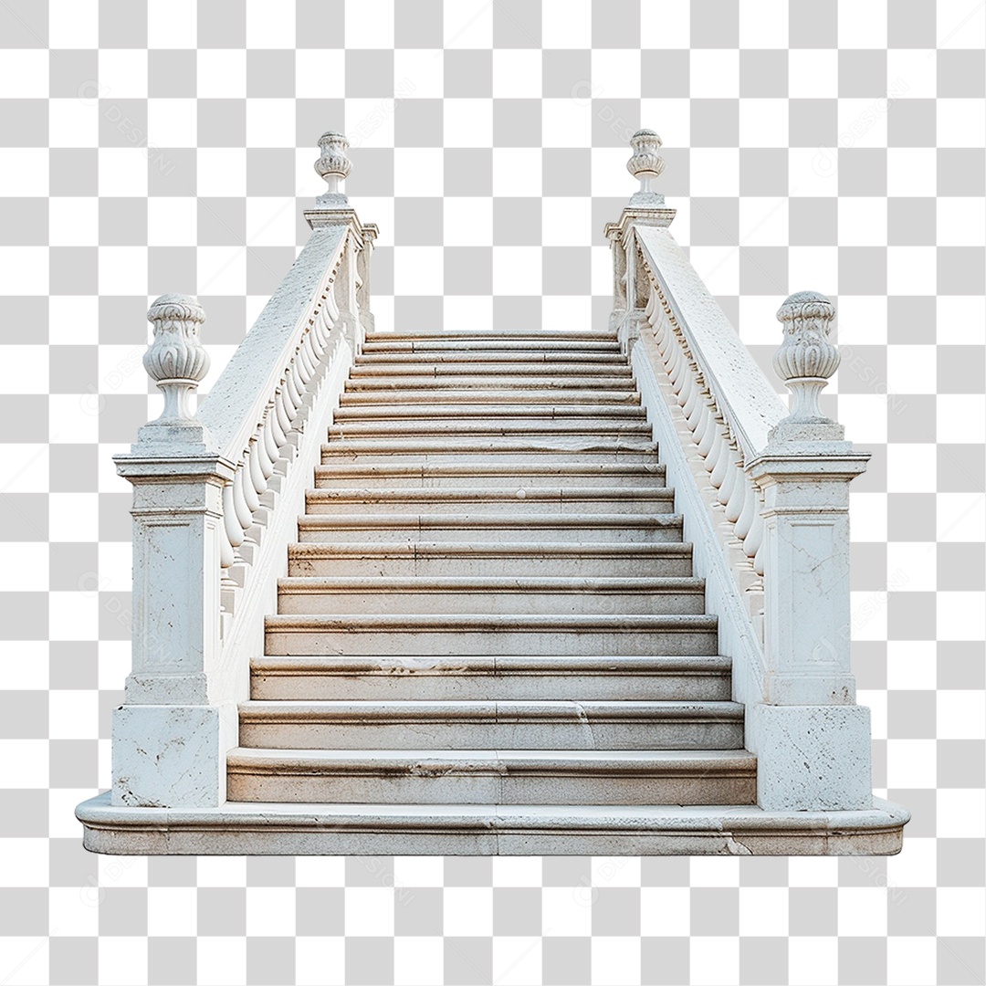 Escada Monumental PNG Transparente