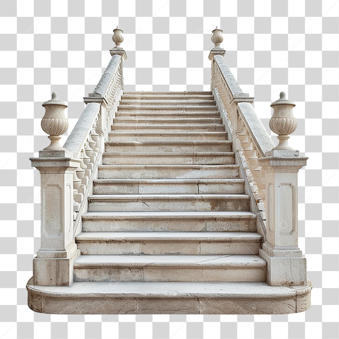 Escada Monumental PNG Transparente