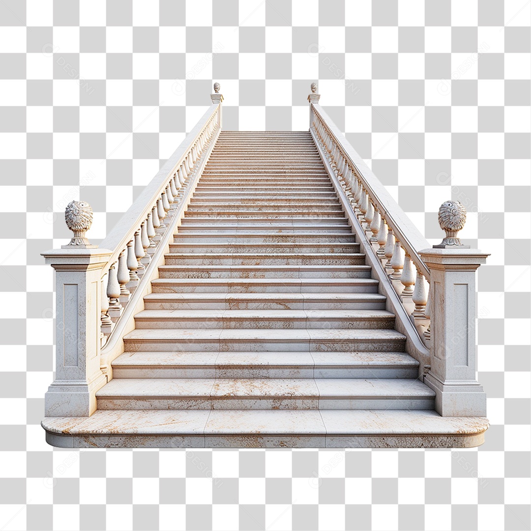 Escada Monumental PNG Transparente