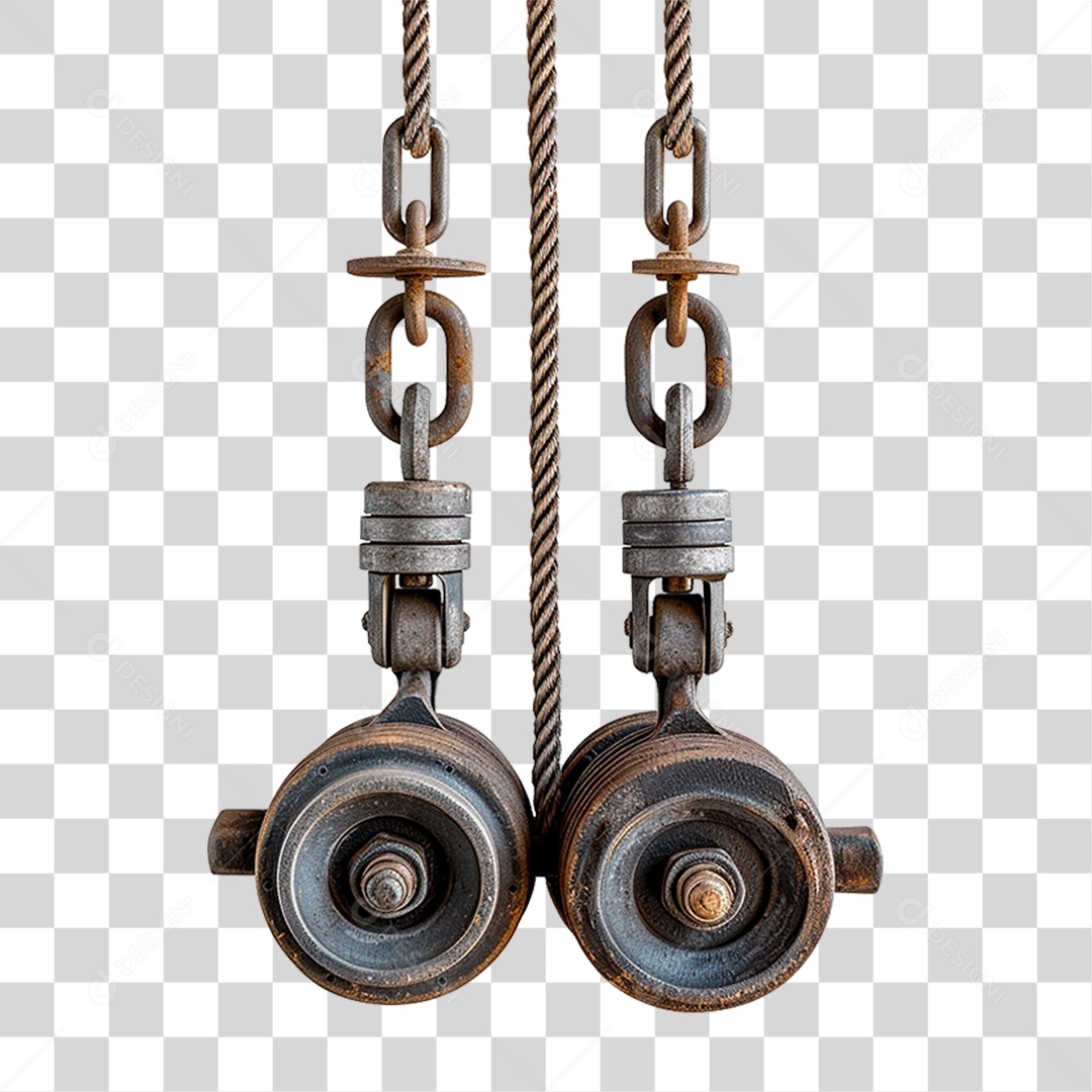 Sistema de Polia PNG Transparente