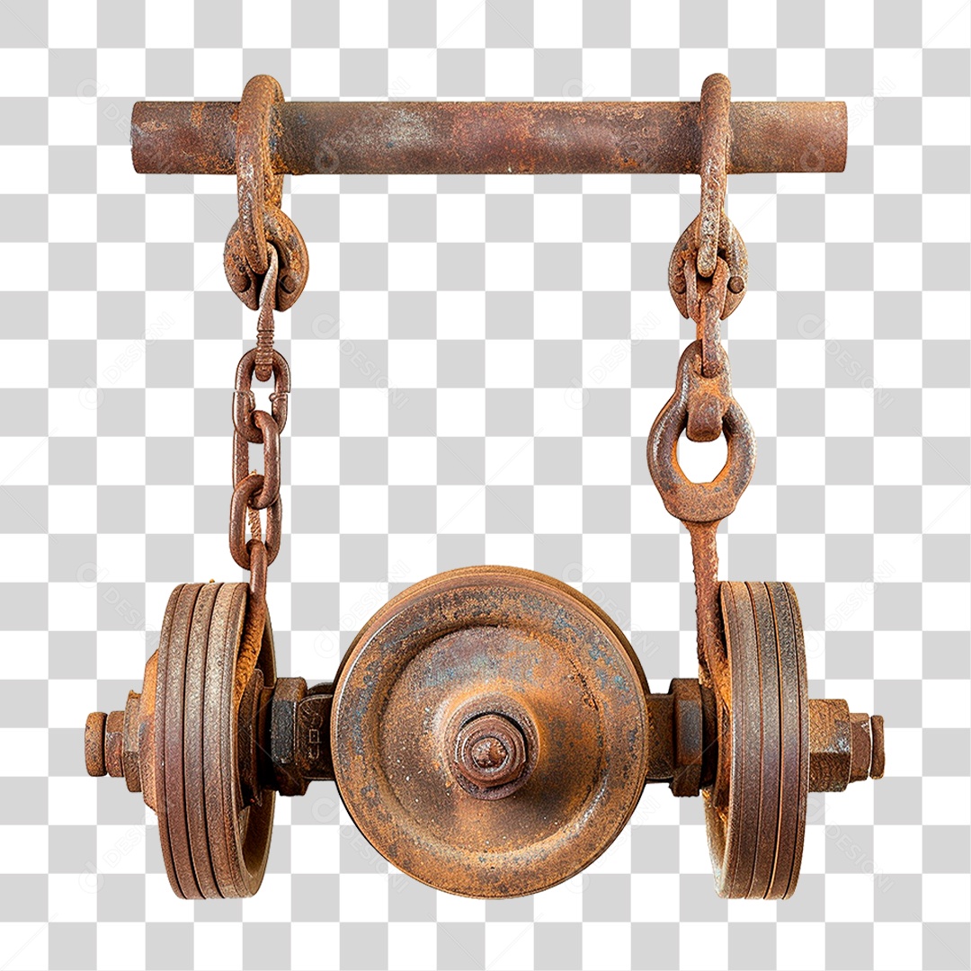 Sistema de Polia PNG Transparente