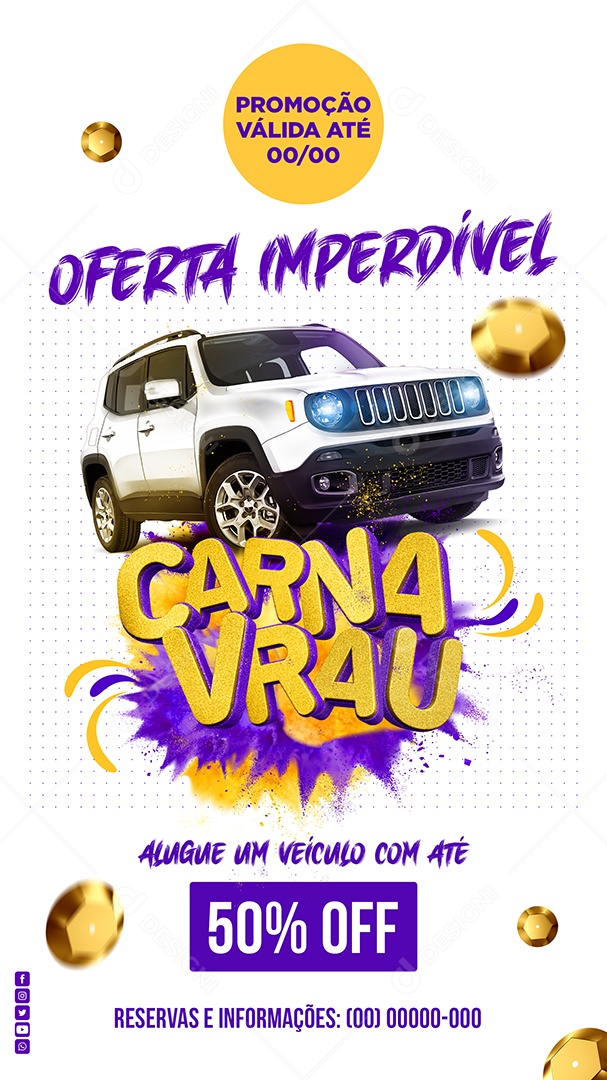 Story Carna Vrau Concessionária Oferta Imperdível Social Media PSD Editável