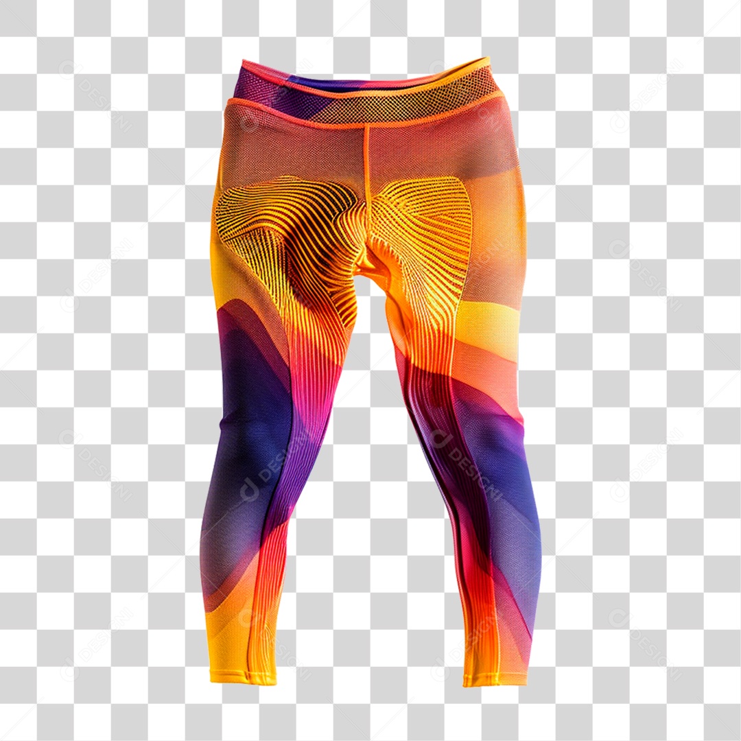 Calça Colorida PNG Transparente