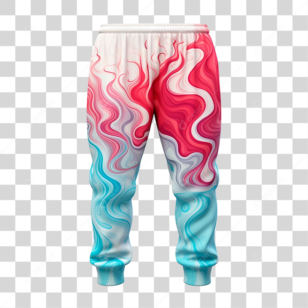 Calça Colorida PNG Transparente