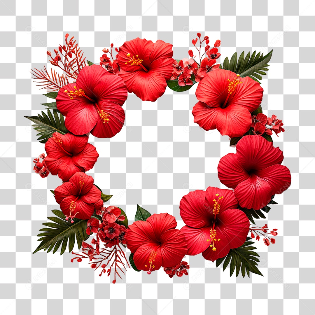 Flores Vermelhas PNG Transparente