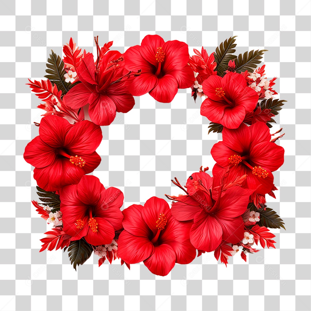 Flores Vermelhas PNG Transparente