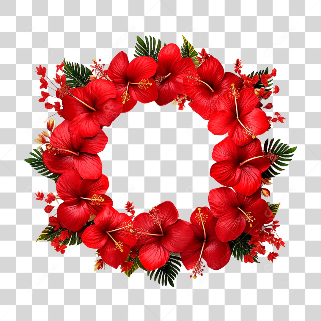 Flores Vermelhas PNG Transparente
