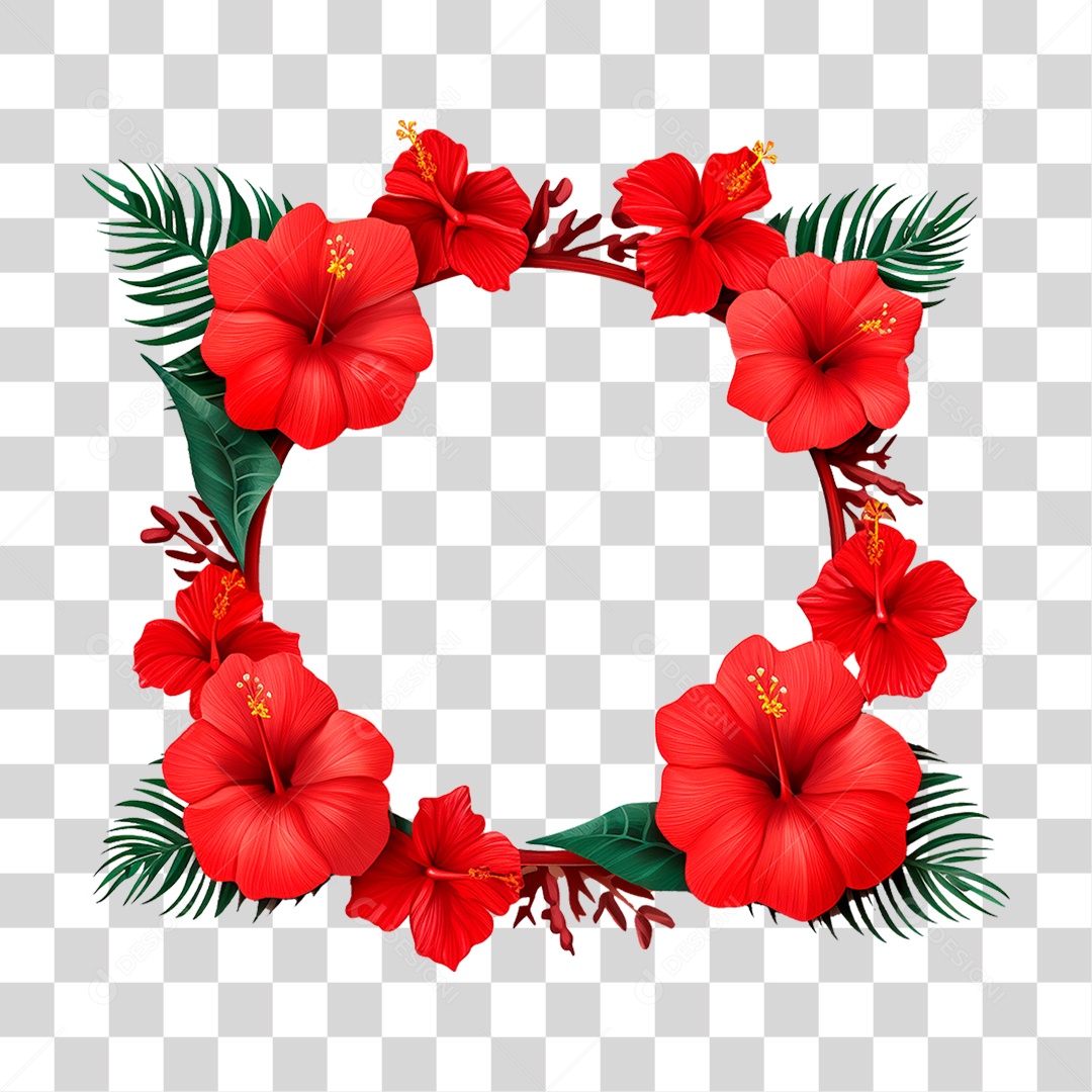 Flores Vermelhas PNG Transparente