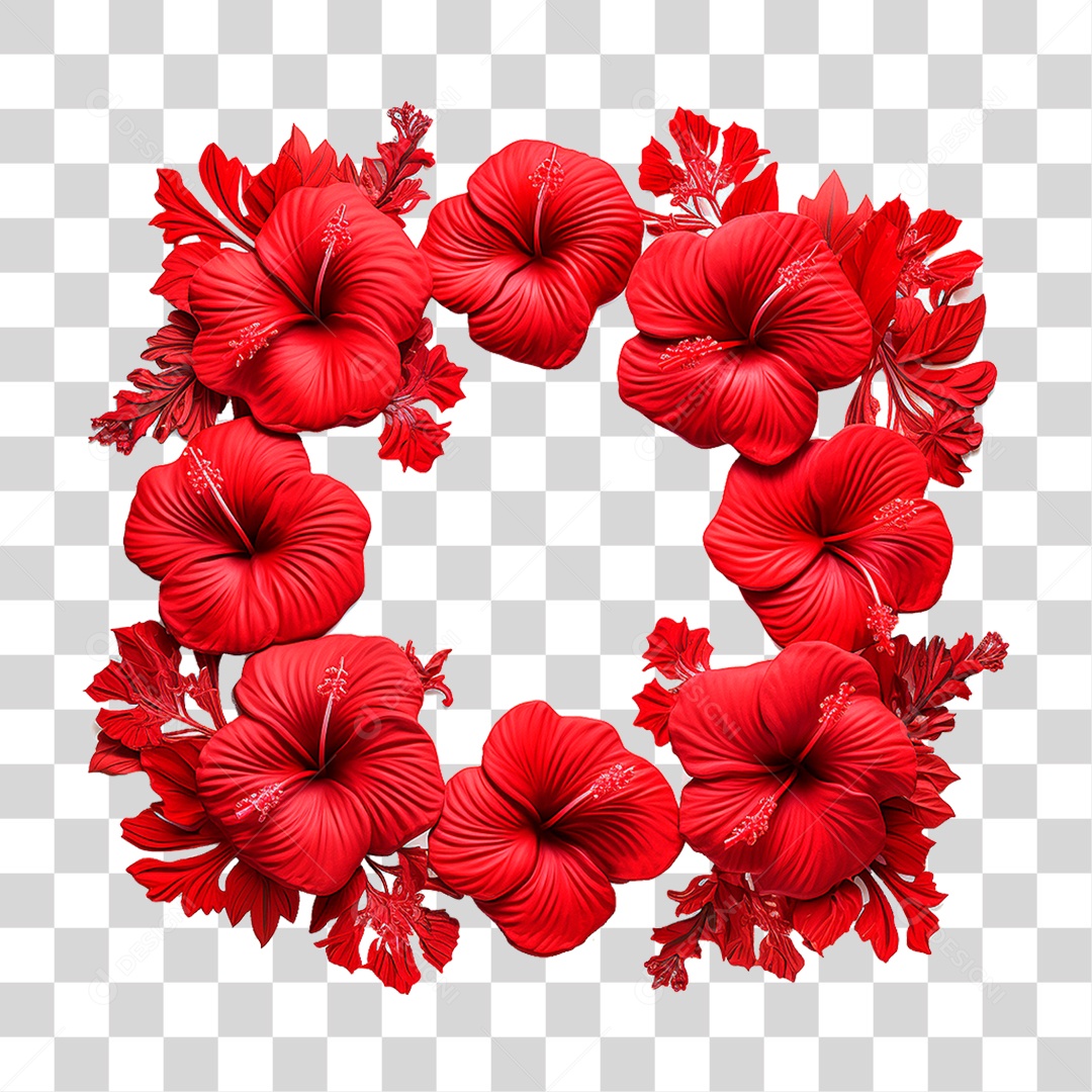 Flores Vermelhas PNG Transparente