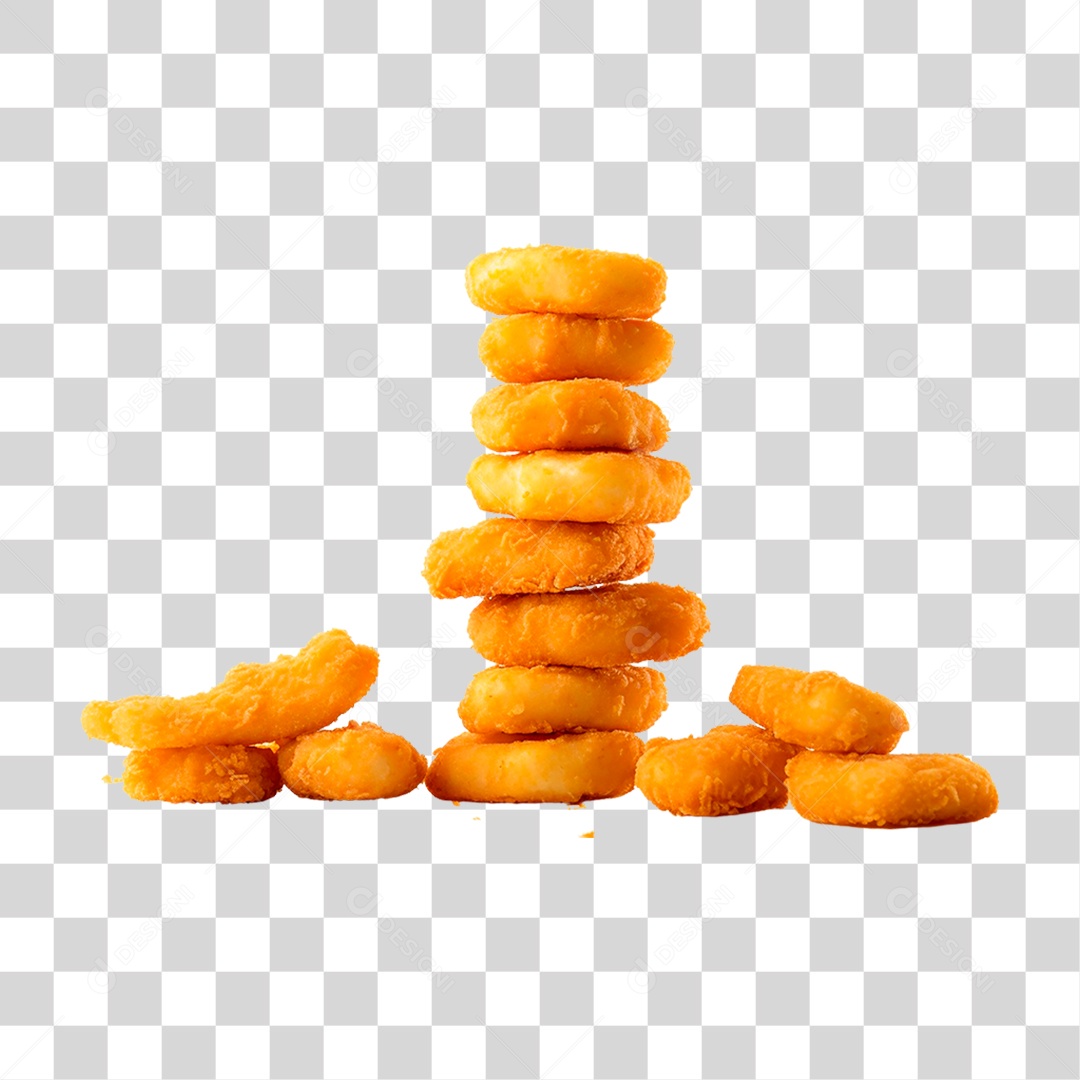 Nuggets de Frango PNG Transparente