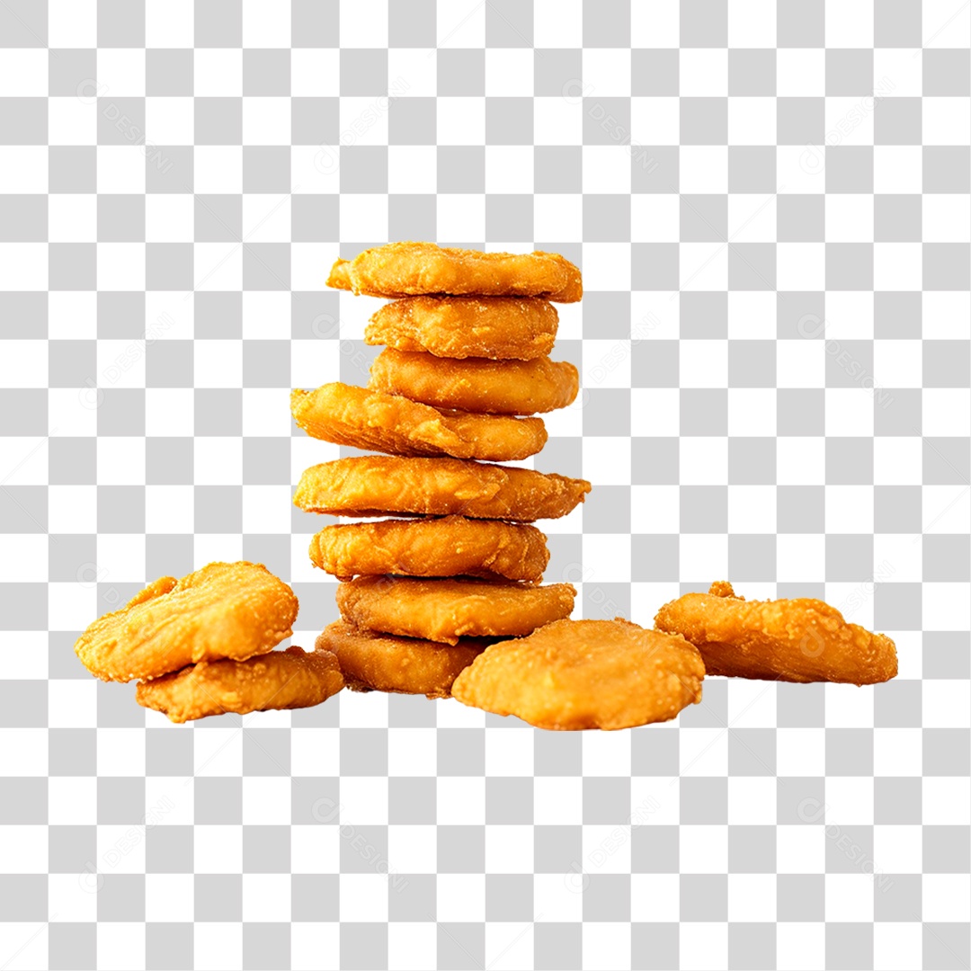 Nuggets de Frango PNG Transparente