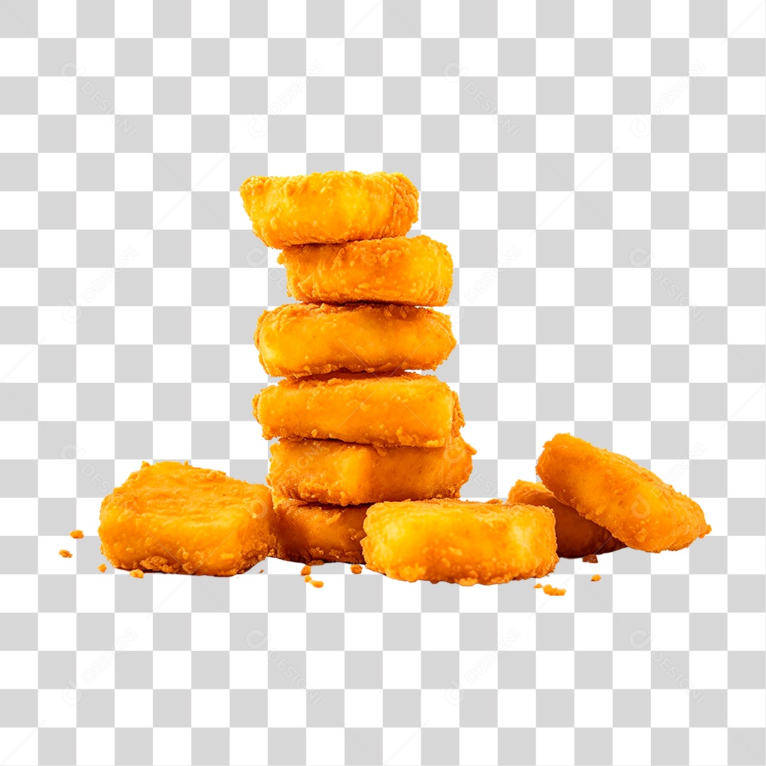 Nuggets de Frango PNG Transparente
