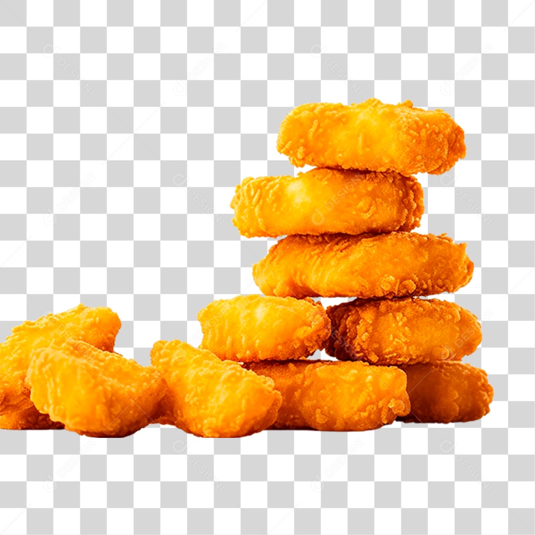 Nuggets de Frango PNG Transparente