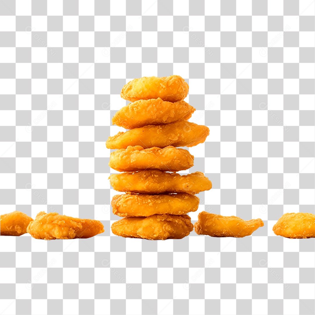 Nuggets de Frango PNG Transparente