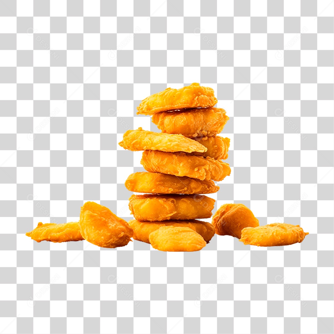 Nuggets de Frango PNG Transparente