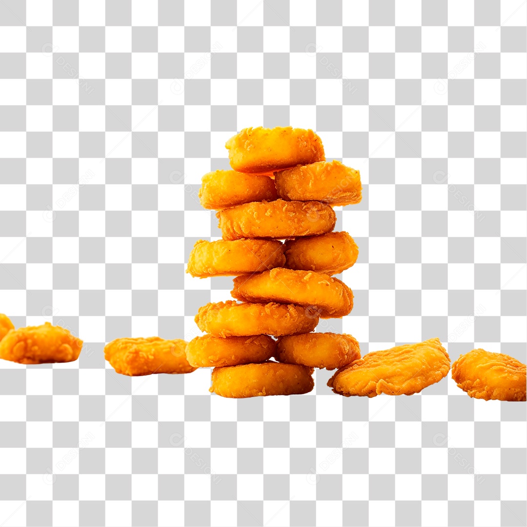 Nuggets de Frango PNG Transparente
