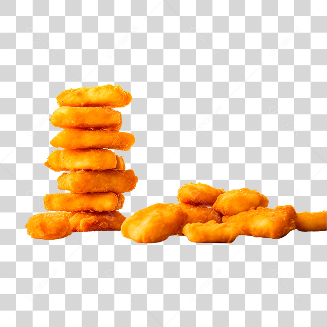 Nuggets de Frango PNG Transparente