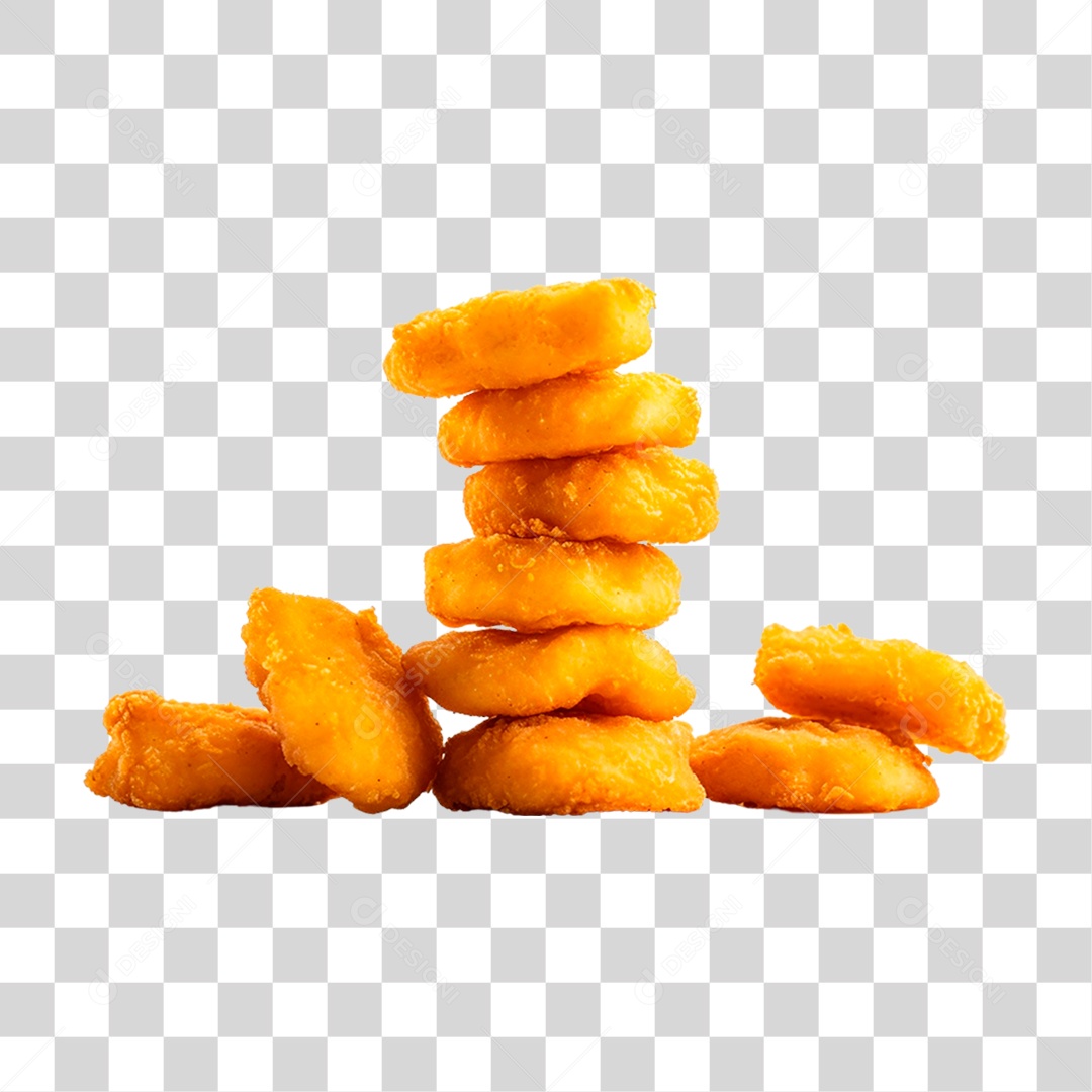 Nuggets de Frango PNG Transparente