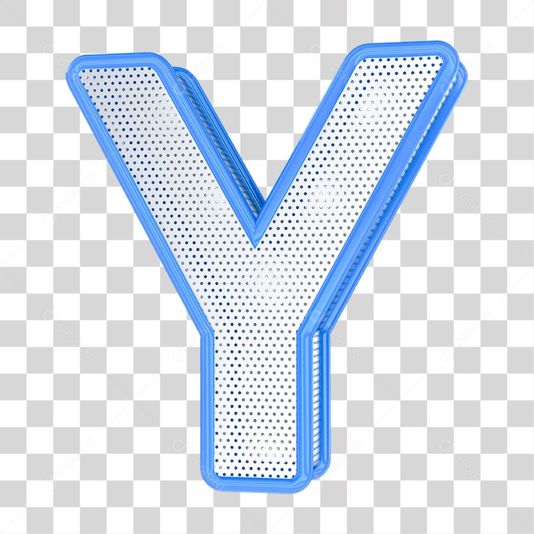 Alfabeto Letra Y PNG Transparente