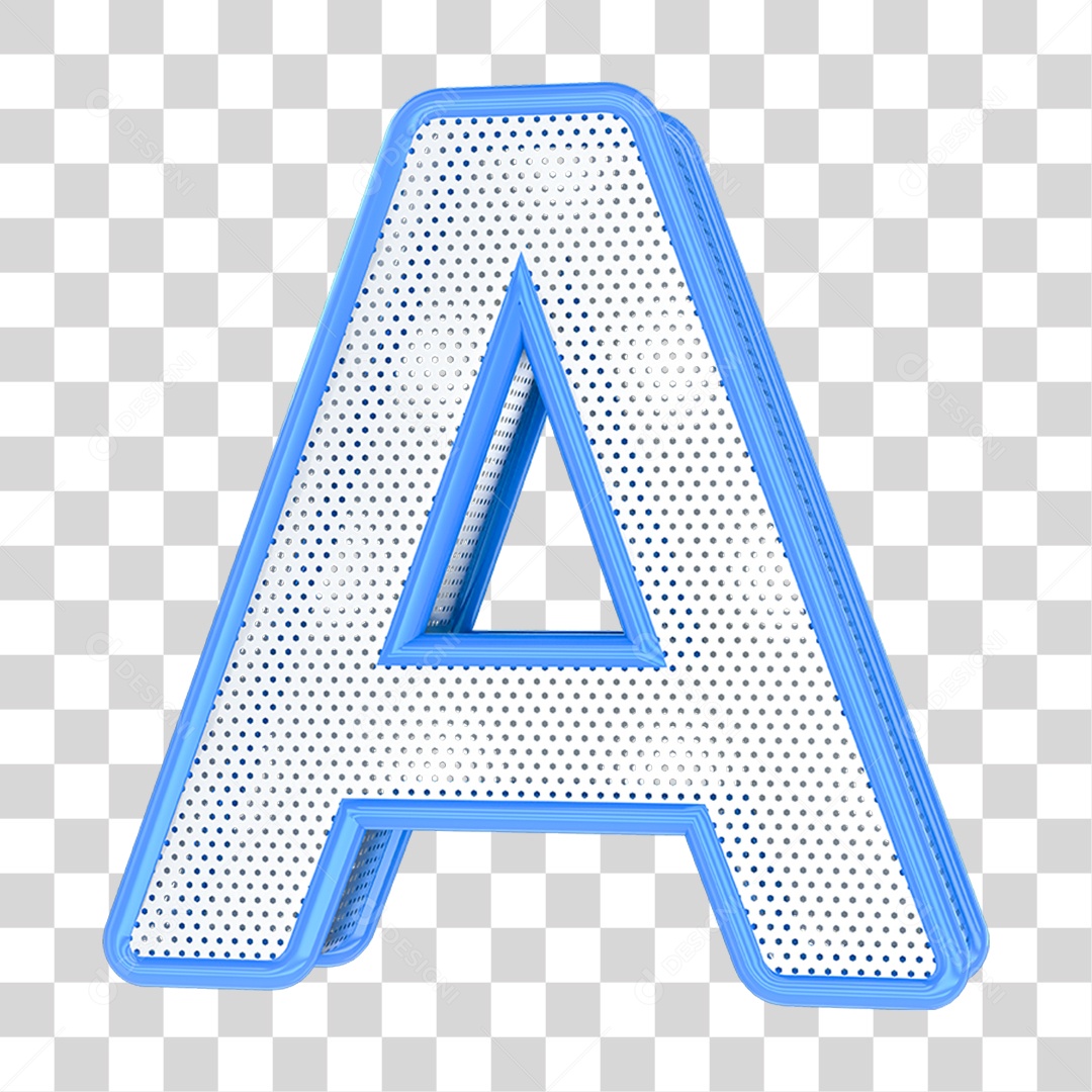 Alfabeto Letra A PNG Transparente