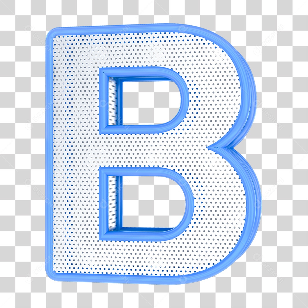 Alfabeto Letra B PNG Transparente