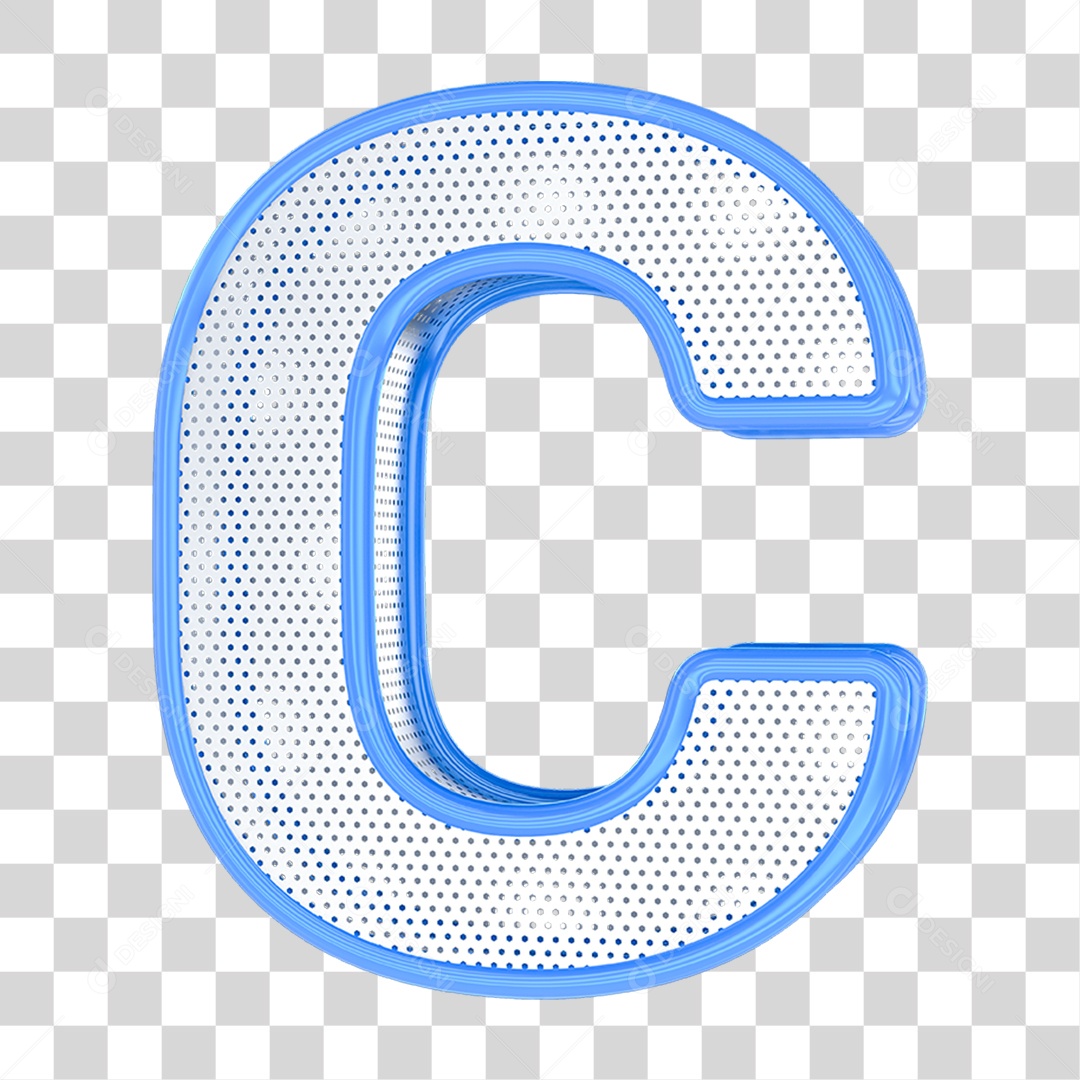 Alfabeto Letra C PNG Transparente
