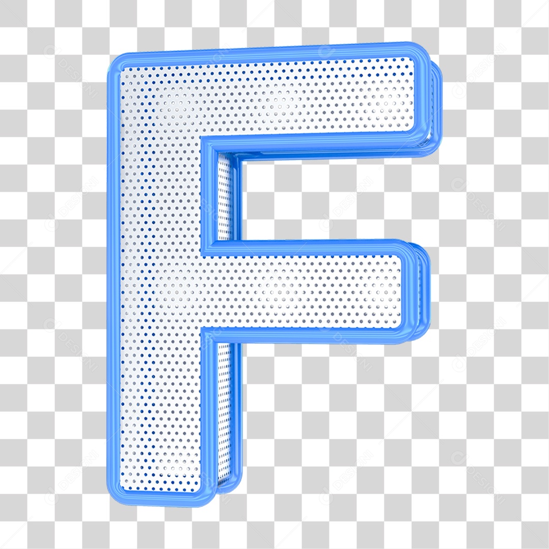 Alfabeto Letra F PNG Transparente
