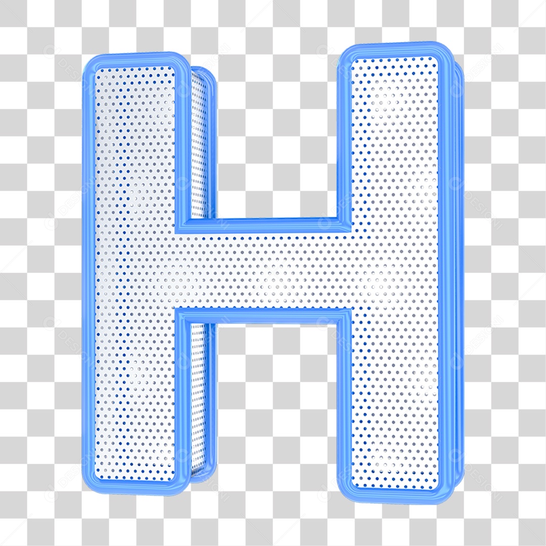 Alfabeto Letra H PNG Transparente