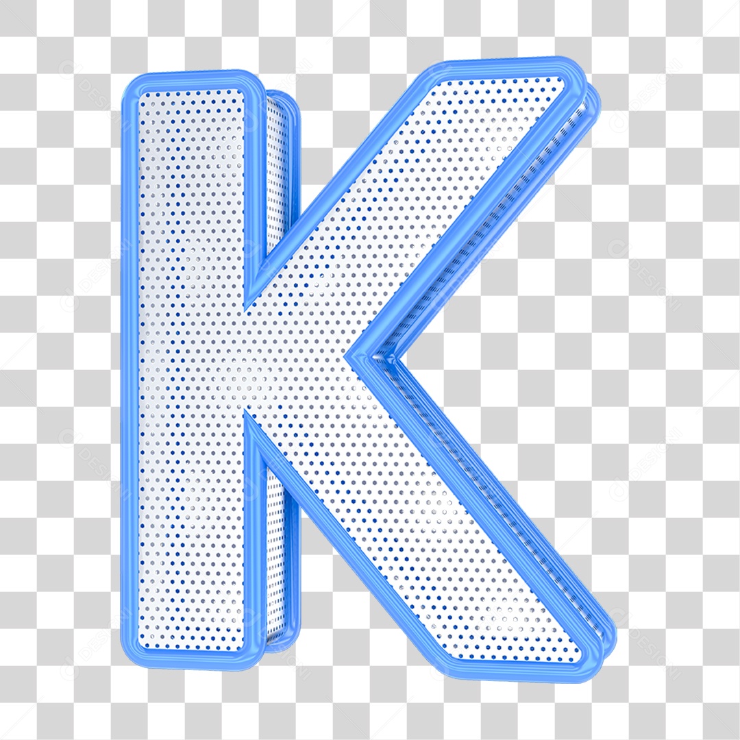 Alfabeto Letra K PNG Transparente