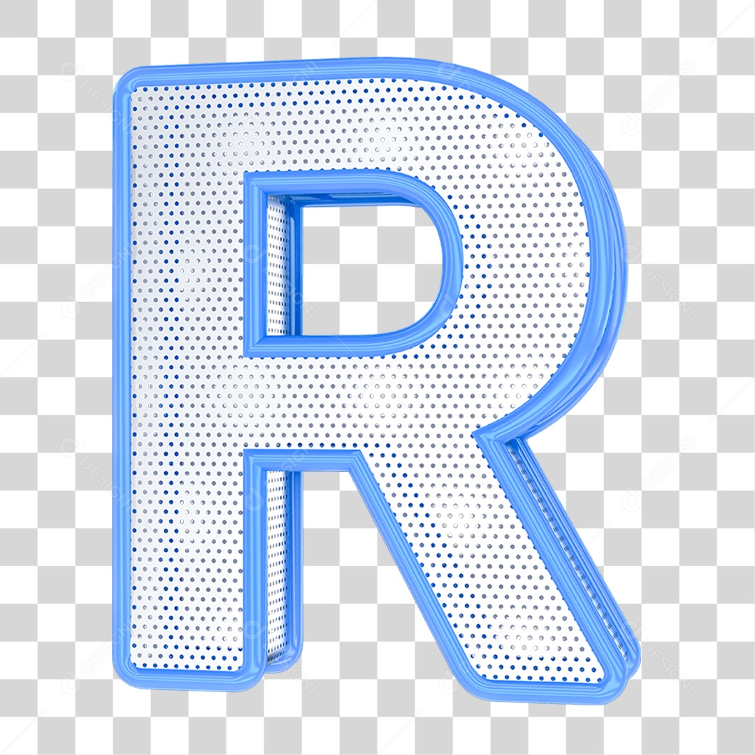 Alfabeto Letra R PNG Transparente